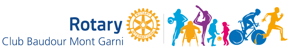 Laurent Drousie initiateur du Rotary Club du Mont Garni
